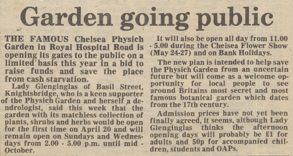 19830304 CHELSEA PHYSIC GARDEN OPEN TO PUBLIC LADY GLENGINGLAS CN.jpg